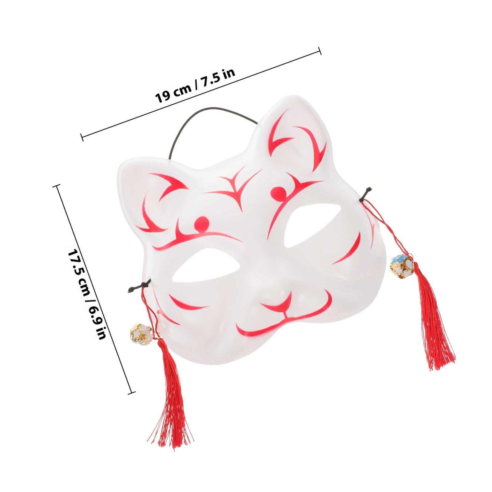 Japanese Style Cat Mask Anime  - Kids Face Mask ulasan dan harga