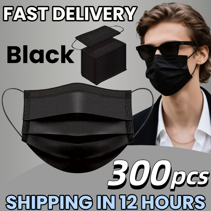 Fast Delivery! 300Pcs Thick Bl - Disposable Surgical Mask ulasan dan harga
