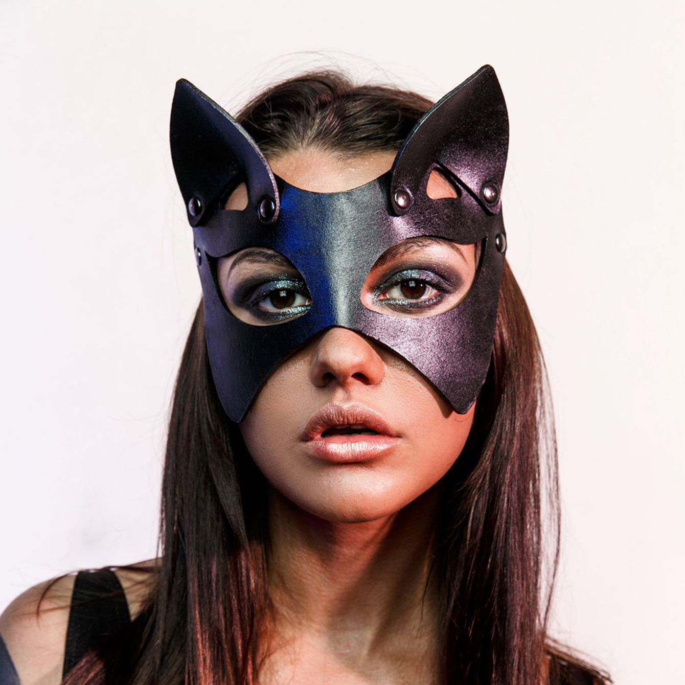PU Leather Mask Women Cosplay  - Respirator Half Face ulasan dan harga