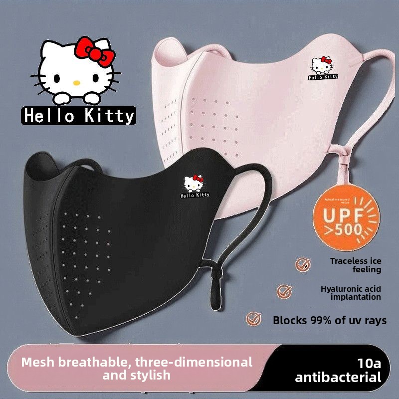 Cute Hello Kitty Print Face Ma - Cloth Face Mask Washable ulasan dan harga
