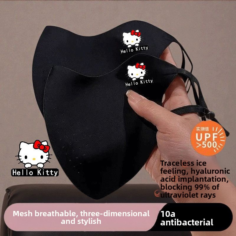 Cute Hello Kitty Print Face Ma - Cloth Face Mask Washable ulasan dan harga