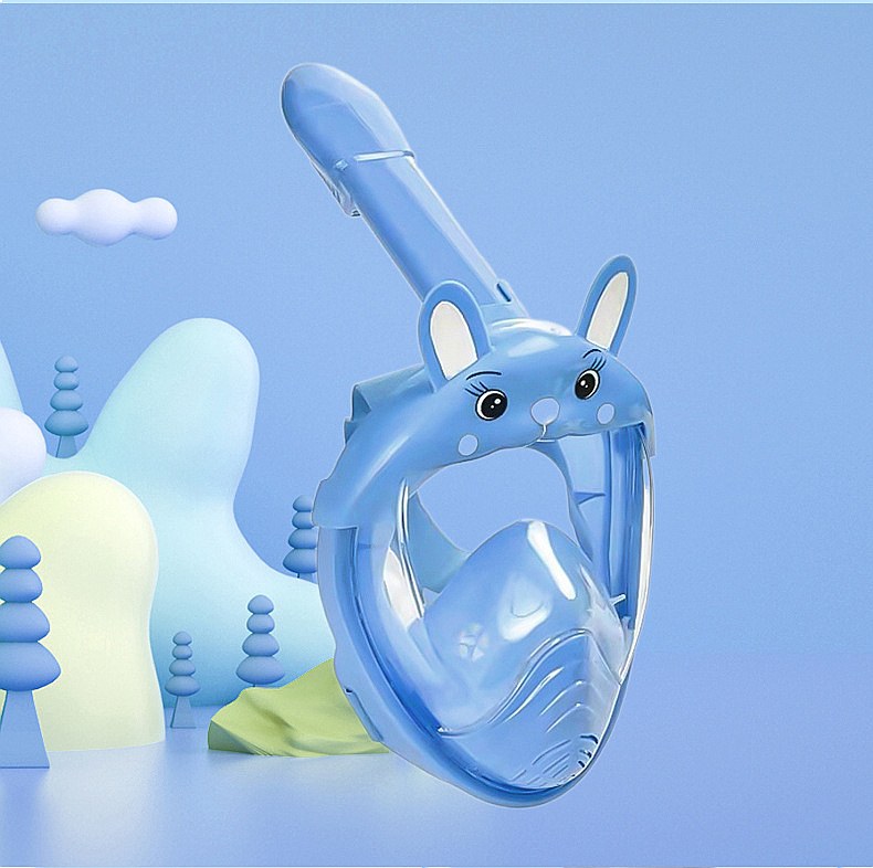 Cartoon Rabbit Ear Kids Snorke - Kids Face Mask ulasan dan harga
