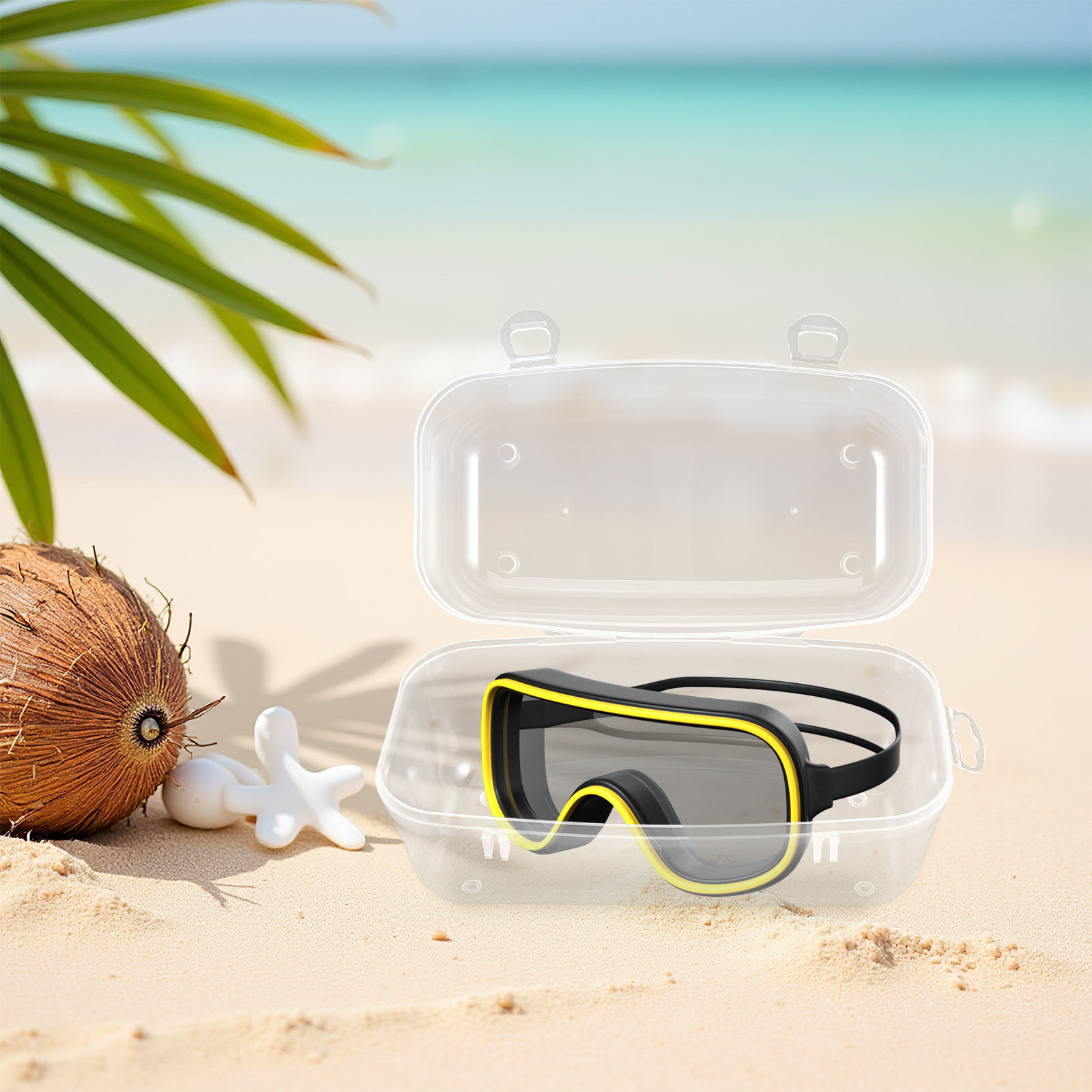 Waterproof Hard Shell Diving M - Mask Case Hard Shell ulasan dan harga