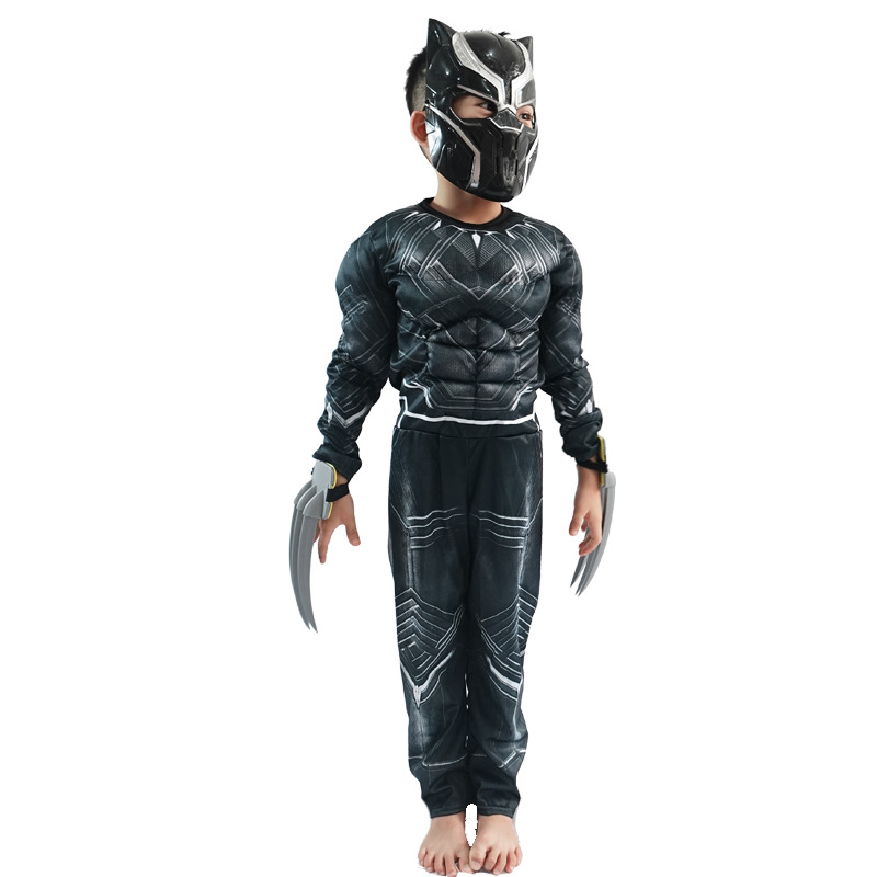 Anime Superhero Black Panther  - Black Face Mask Pack ulasan dan harga