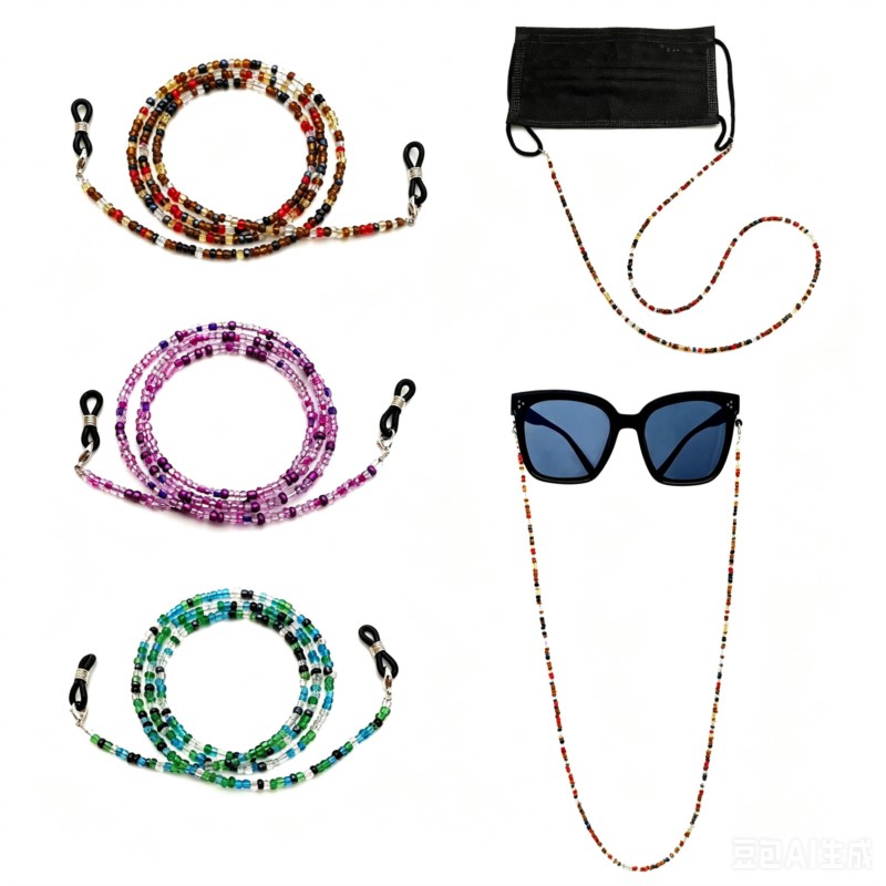 Crystal Glasses Chain For Wome - Mask Chain Holder ulasan dan harga