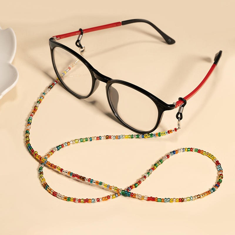 Crystal Glasses Chain For Wome - Mask Chain Holder ulasan dan harga