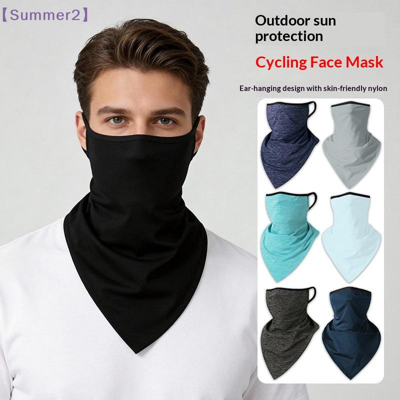 【Xia2】Summer Breathable Ice Si - Sports Mask Breathable ulasan dan harga