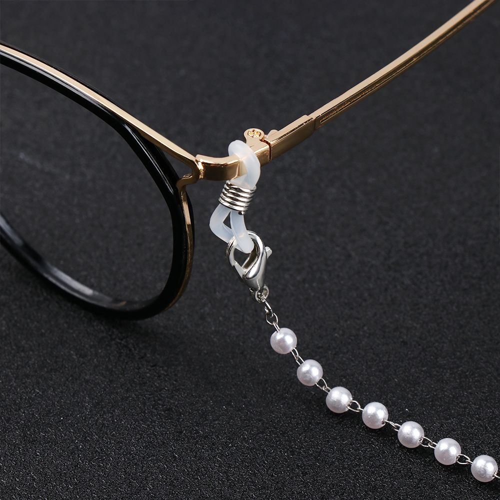 Fashion Flower Beads Eyeglass  - Mask Chain Holder ulasan dan harga