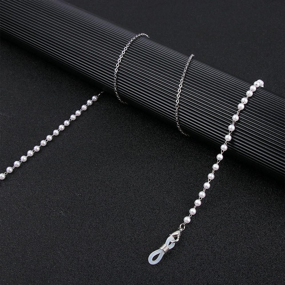 Fashion Flower Beads Eyeglass  - Mask Chain Holder ulasan dan harga