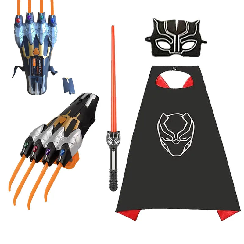 Superhero Mask Cape Set, Black - Black Face Mask Pack ulasan dan harga