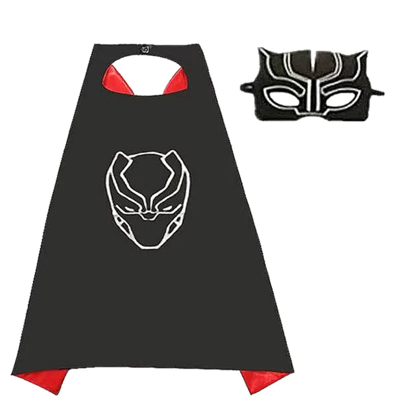 Superhero Mask Cape Set, Black - Black Face Mask Pack ulasan dan harga