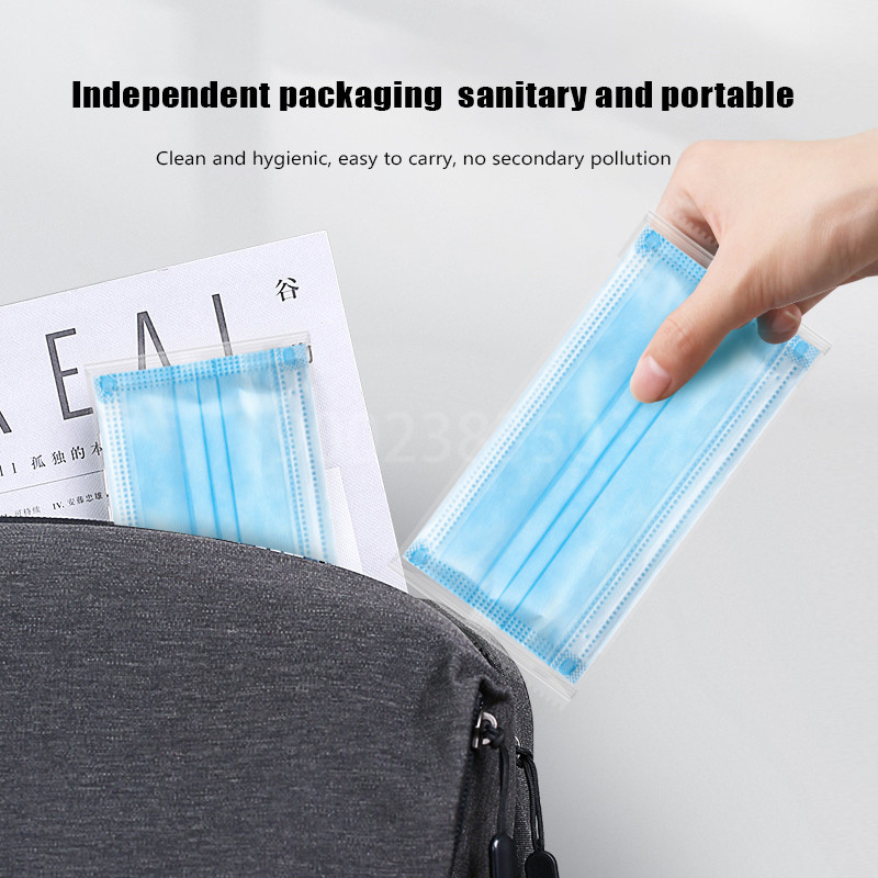 10-500pcs Disposable Adults in - Disposable Mask Blue ulasan dan harga